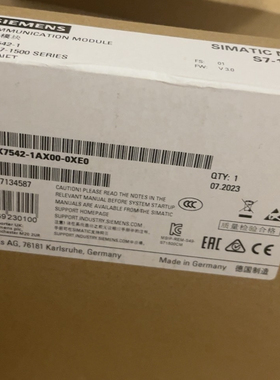 西门子6GK7 542-1AX00-0XE0 CM1542-1通信模块6GK7542-1AXOO-OXEO