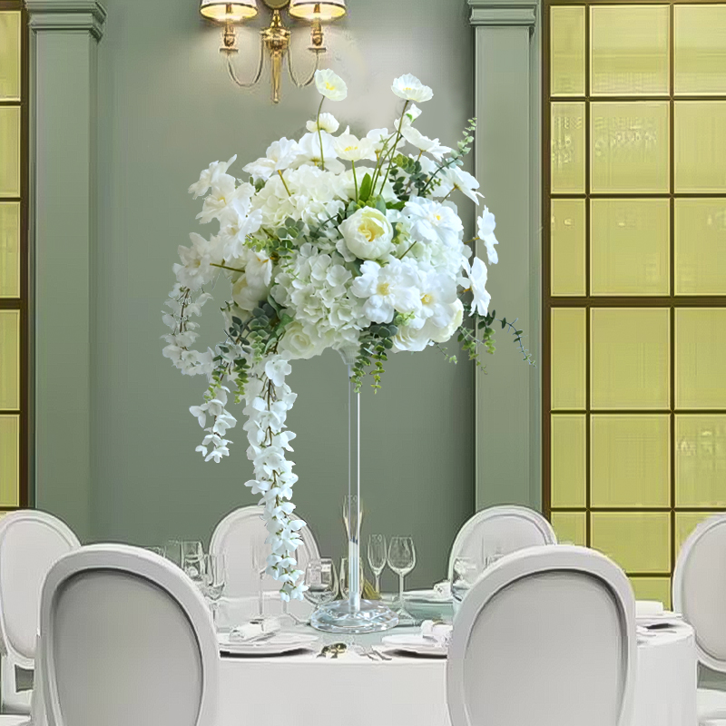 婚礼主桌花生日宴会餐桌花摆花