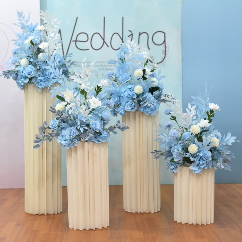 婚庆道具酒店婚礼装饰假花店铺开业橱窗路引花楼盘立柱花球仿真花