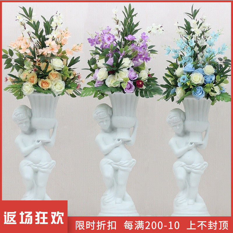 新款婚庆道具用品 婚礼迎宾区装饰 T台路引成品花艺 欧式塑料花瓶|ruв категории фестиваль товаров/подарок, Другие фестивали товаров - от Buy2taobao.com для оказания профессиональной услуги покупки агента Taobao