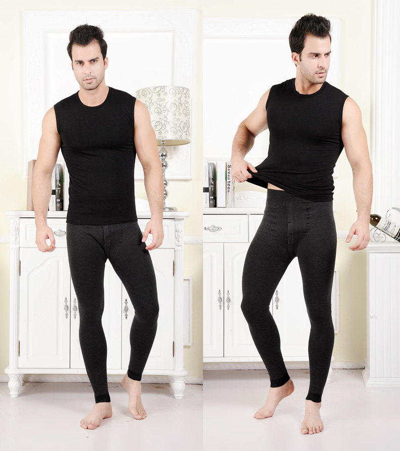 Pantalon collant jeunesse simple en coton - Ref 749939 Image 4