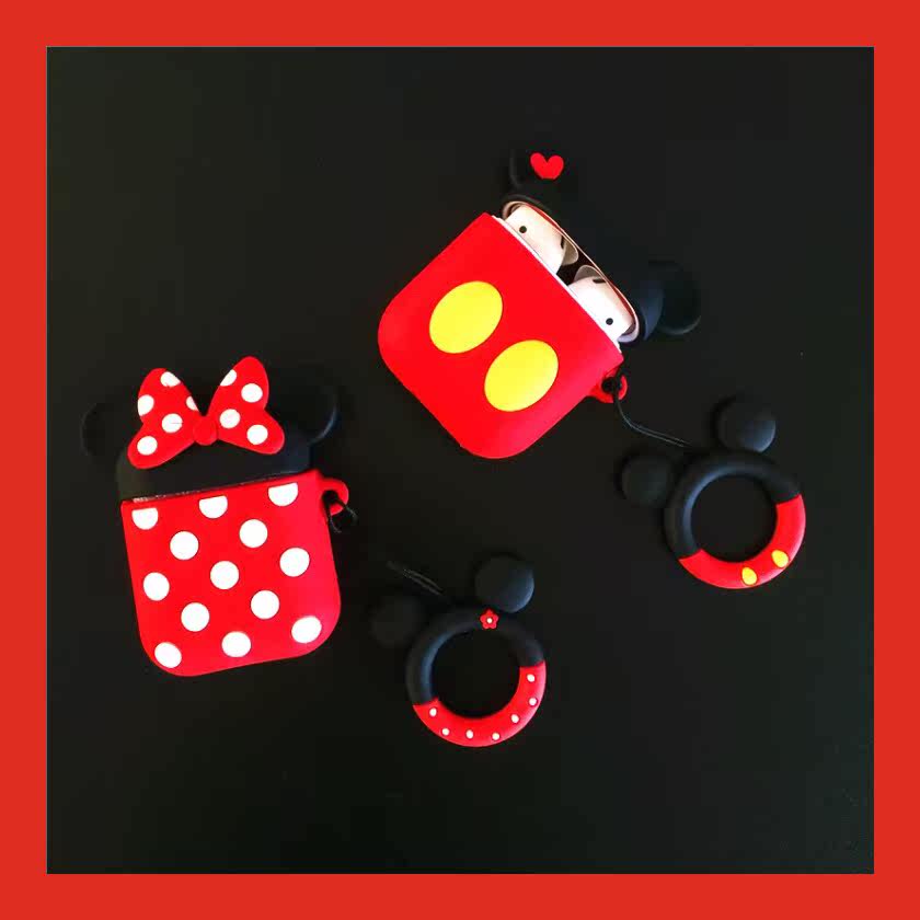 Airpods无线蓝牙耳机保护套创意可爱卡通米奇米妮硅胶充电盒防摔在类目 3C数码配件, MP3/MP4配件, 耳机配件中 - 来自Buy2taobao.com提供专业的淘宝代购服务