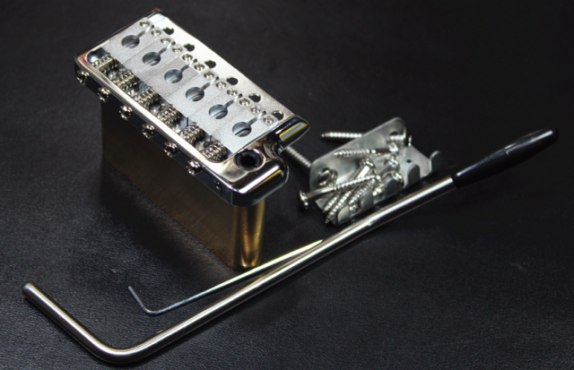Guitarport定制PRS墨标Sq CV 6点全铜吉他琴桥颤音系统