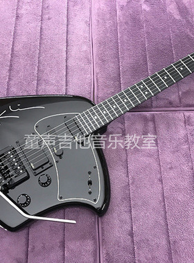 高端定制 异形电吉他steinberger斯坦伯格GK4t黄贯中无头琴电吉他