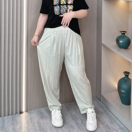 2026夏薄款休闲裤女显瘦哈伦裤子