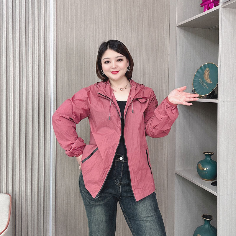 户外防晒衣女夏季新款大码女装胖mm宽松显瘦防紫外线透气轻薄外套,女装/女士精品,常规大码外套,淘宝优惠券,粉丝福利购,淘宝优惠卷