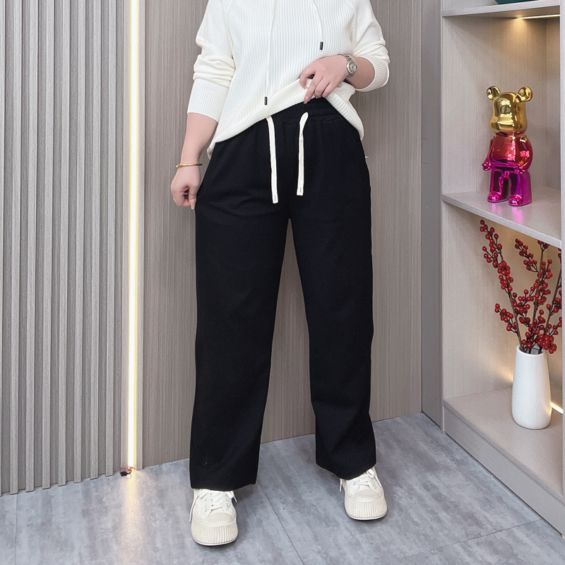 维C胖衣坊高腰运动裤休闲卫裤女