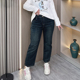 胖mm宽松显瘦小个子九分阔腿裤 大码 高腰直筒牛仔裤 2026年春季 女装