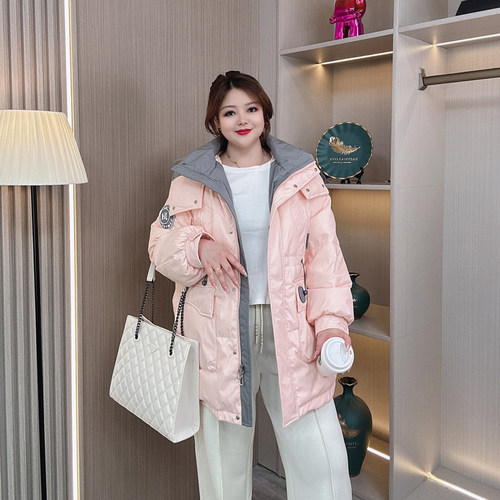 2024冬季大码保暖羽绒服显瘦外套