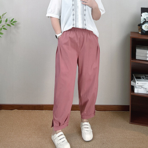 束脚灯笼裤女大码显瘦九分哈伦裤