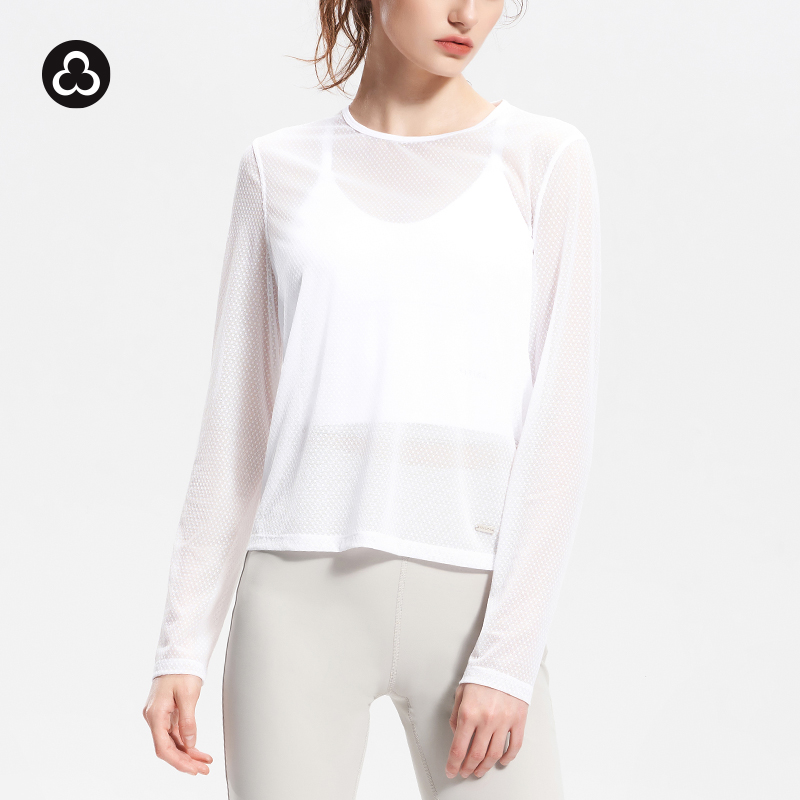 TITIKA长袖女透气休闲普拉提罩衫