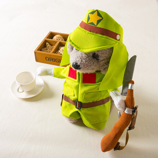 猫咪搞怪制服狗狗直立变身装站立宠物搞笑衣服变身八嘎搞怪衣服