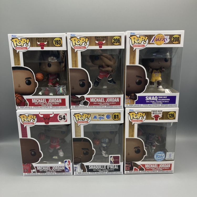 Funko篮球NBA奥兰多沙奎尔奥尼尔迈克尔乔丹周边手办摆件公仔礼物
