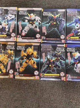 万代食玩mjg百式高达mobility joint gundam 09 白兔黑兔盒蛋模型