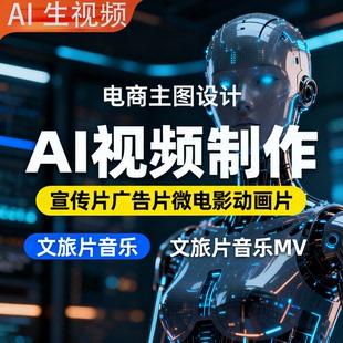ai视频制作广告文旅短视频产品企业宣传片生成数字人ai代出图动画