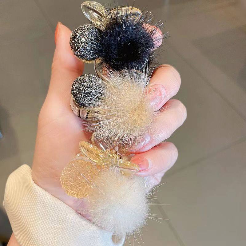 超仙毛球樱桃抓夹时尚气质ins风发夹甜美少女半扎小号夹子发饰女,饰品/流行首饰/时尚饰品新,发饰,淘宝优惠券,粉丝福利购,淘宝优惠卷