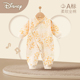 迪士尼婴儿衣服春秋纯棉外出男女宝哈衣爬服满月新生儿连体衣秋装
