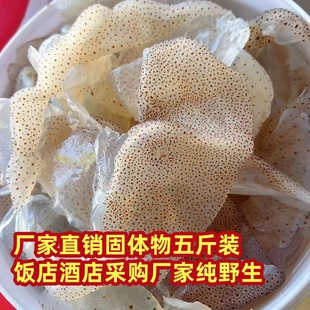 七星皮海蜇皮七星蛰皮桶装五斤装酒店饭店宴会海蜇专用