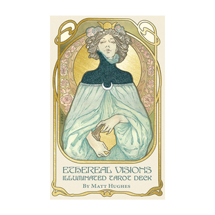 进口正版缥缈愿景塔罗牌烫金Ethereal Visions Tarot虚幻塔罗全套