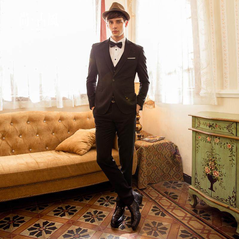 Costume homme en laine pour Quatre saisons - Ref 1562083 Image 4