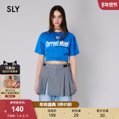 休闲风趣味字母印花宽松棉质T恤女030HSR90 SLY 春季 2500
