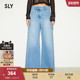 THROW系列 阔腿牛仔裤 SLY 春季 低腰工装 030HS011 0610