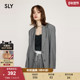 24冬季 新品 高级感简约通勤风廓形西装 SLY 外套女030HAY30 0791