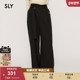 SLY 2801 030HAR31 秋冬职场海妖风设计感斜门襟飘带西装 裤