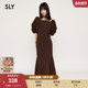 SLY 1471 连衣裙女030HSM33 春季 复古风多穿法两件套衬衫