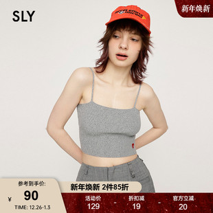 针织吊带背心女030HSZ70 SLY 内搭修身 休闲短款 1570 2024早春新品