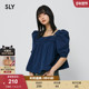 女038HAZ30 SLY 0201 甜美森系可爱泡泡袖 多穿法衬衫 秋季 新品