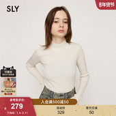 030HAR70 SLY 4881 简约通勤风半高领修身 打底针织衫 冬季 新品