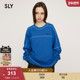 24冬季 新品 美式 SLY 休闲宽松棒球圆领套头卫衣女030HAR80 4991