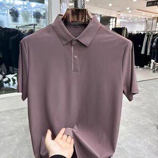 男士 品牌有型 翻领短袖 轻奢polo衫 新款 罗单撤柜 商场售158