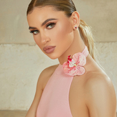 ZYM 又闻花名 花朵鸭嘴夹拉丁舞练功服配饰HD01