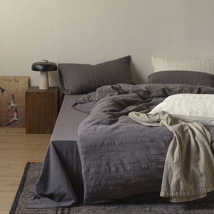 Zijpe~浮生无事中古风提花床单被套四件套全棉纯棉床笠式床笠