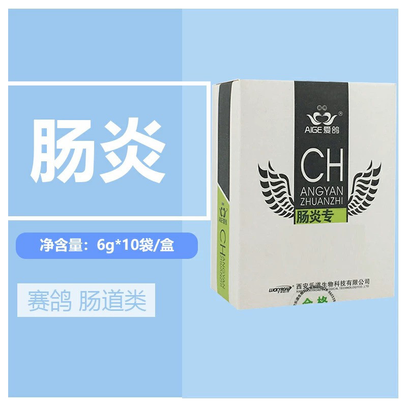 西安乐道鸽药爱鸽肠炎专治60克鸟禽类医疗用品