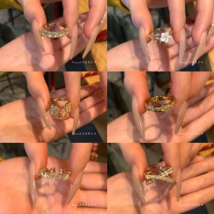 超值大捡漏！福利款！戒指指环2025新款爆款耳饰爆闪！轻奢高级感