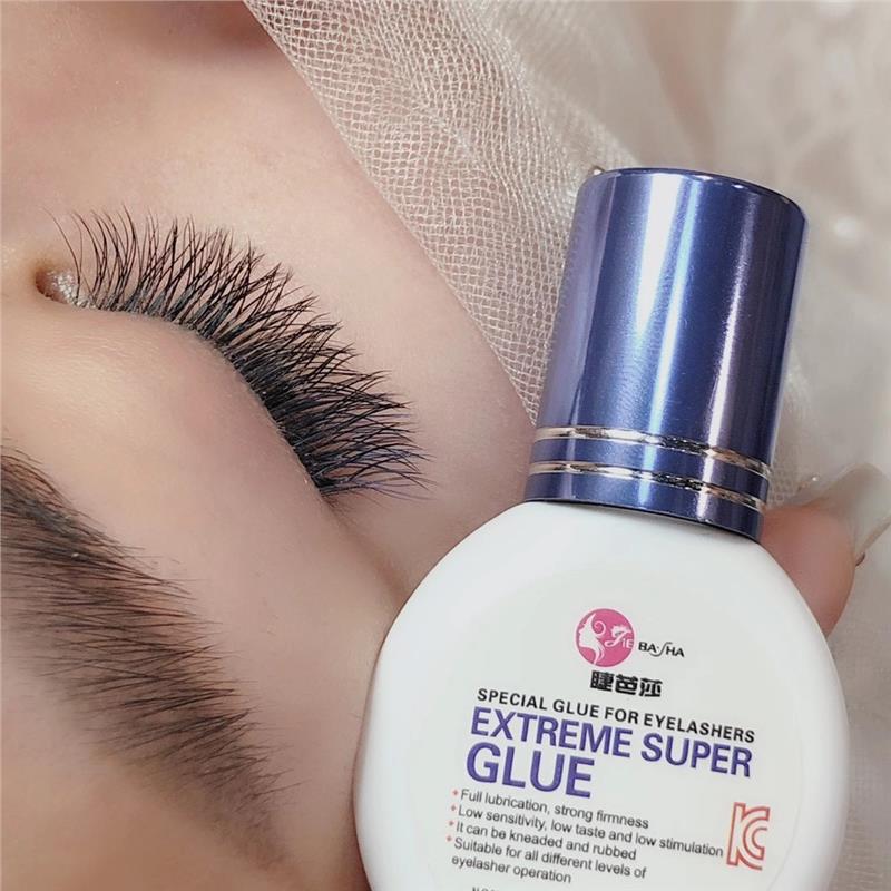 JIEBASHA睫芭莎芬兰嫁接睫毛胶水8ml防1秒速干牢固持久软态胶