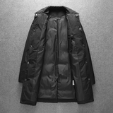 2025男士羽绒服长款白鸭绒羽绒服长款外套8653/P345长期有货，男装羽绒服，钱塘7038(原5007）