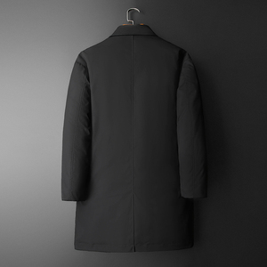 男士商务休闲白鸭绒外穿长款羽绒服外套 1188/p285偏大款398图片