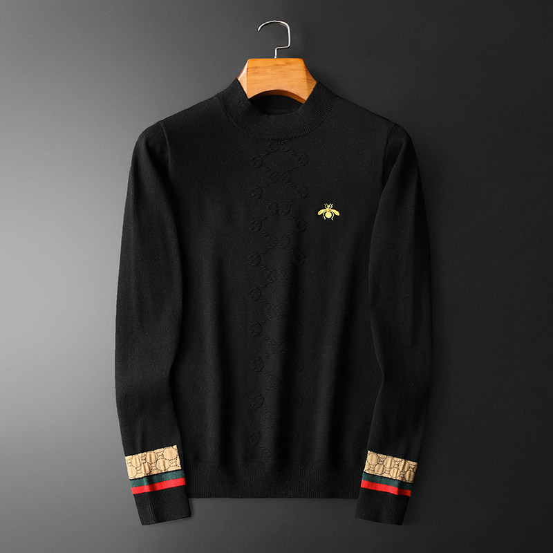 2026新款冬季男毛衣羊毛衫半高领针织衫打底衫98095p135长期有货，男装针织衫/毛衣，钱塘7038(原5007）