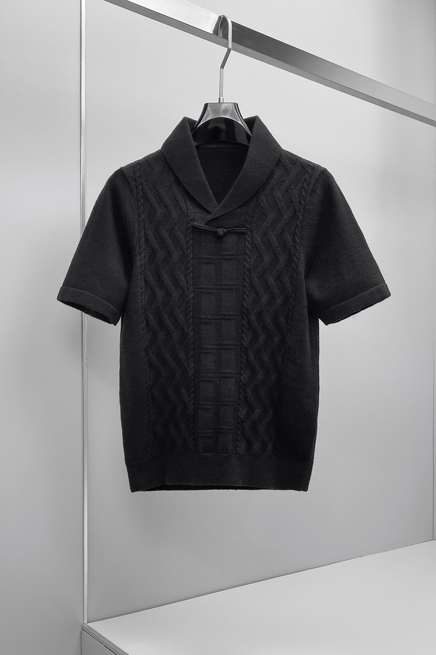 26新品秋冬男士羊毛衫V领半袖刺绣厚毛衣针织衫打底衫26251p125,商品下架区,钱塘7038(原5007）