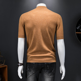 2022年男士半高领毛衣半袖短袖休闲针织打底衫羊绒衫6816p215，男装针织衫/毛衣，钱塘7038(原5007）