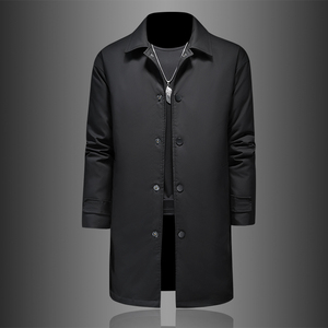 男士商务休闲白鸭绒外穿长款羽绒服外套1188/p285偏大款398