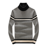 冬季2025新款潮男可翻高领羊毛衫针织衫打底9538/p135长期有货，男装针织衫/毛衣，钱塘7038(原5007）