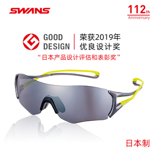 SWANS日本进口跑步骑行太阳眼镜时尚 0701 运动墨镜男女EN8