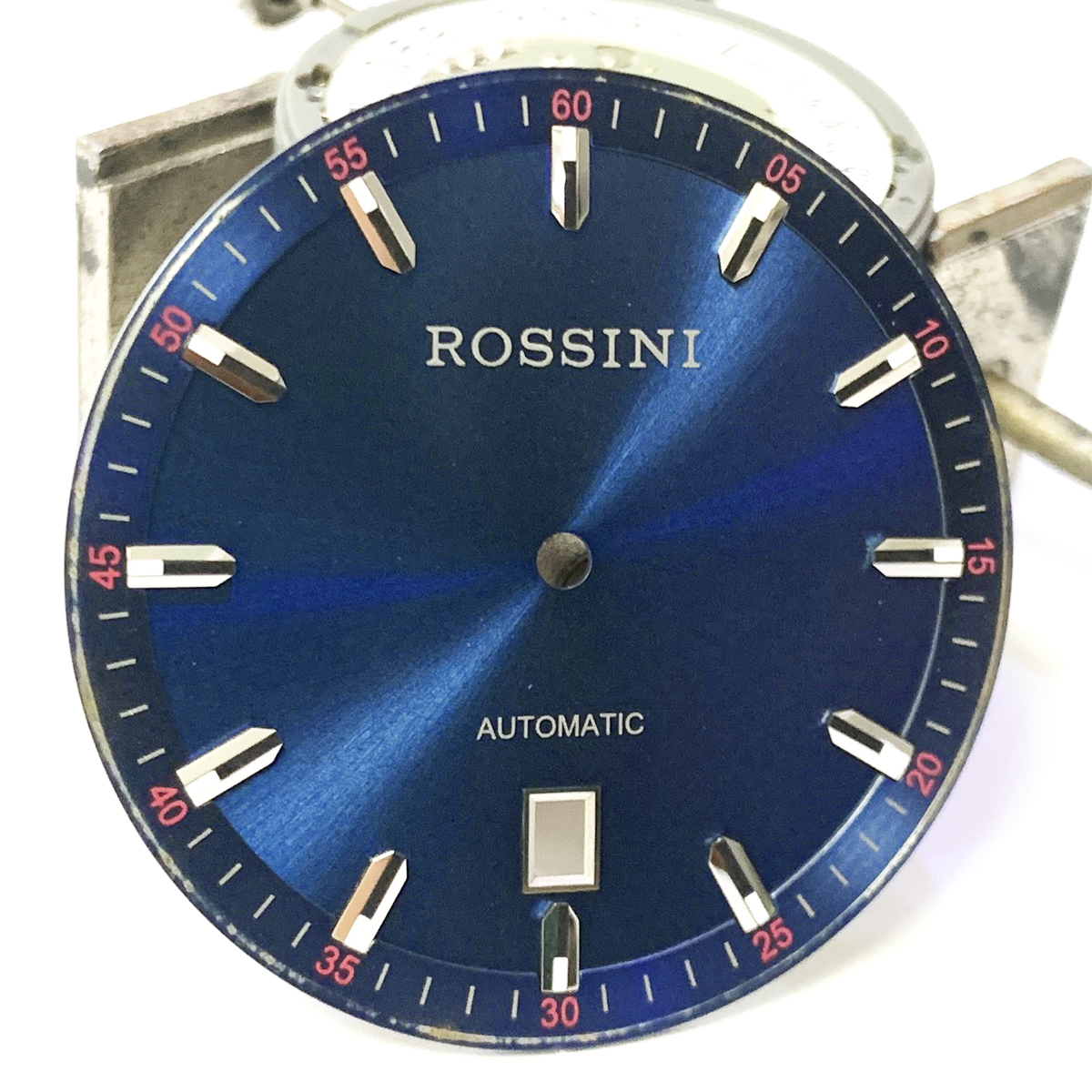 罗西尼表50019原装精钢表盘双层字面蓝色夜光表面原厂正品刻度盘