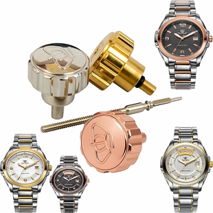 天王表冠5655原装正品GS5655T机械手表把头表带耳叉头节GS5655TP