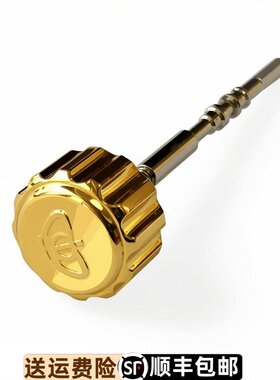 天王表把头GS5705T原装原厂5705正品防水精钢调时旋钮金色把的